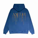 Amiri Hoodie Blue and Black, sytM023