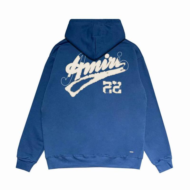  Amiri Hoodie Blue and Black, sytM082
