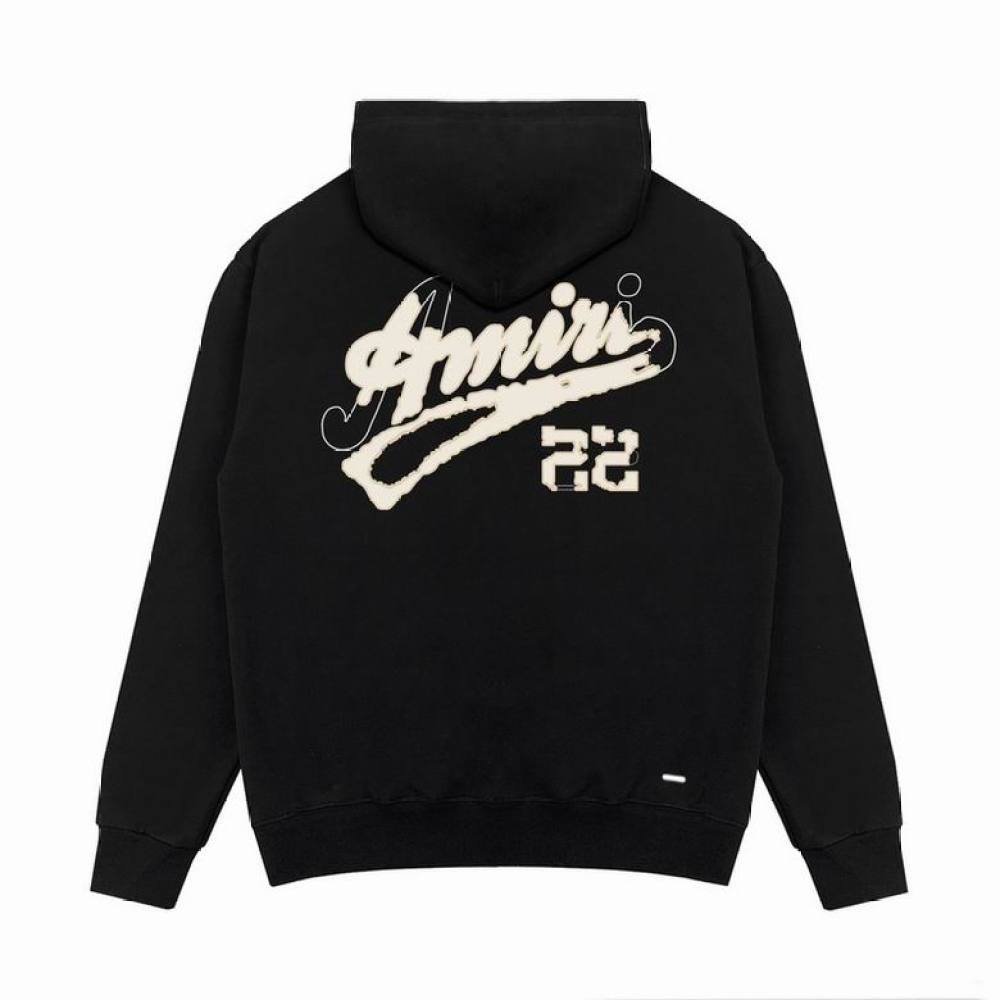  Amiri Hoodie Blue and Black, sytM082