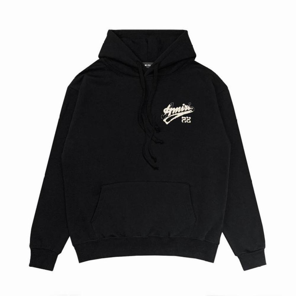  Amiri Hoodie Blue and Black, sytM082