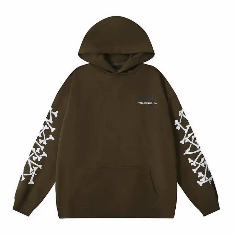 Amiri Hoodie Brown and Black, xgt872