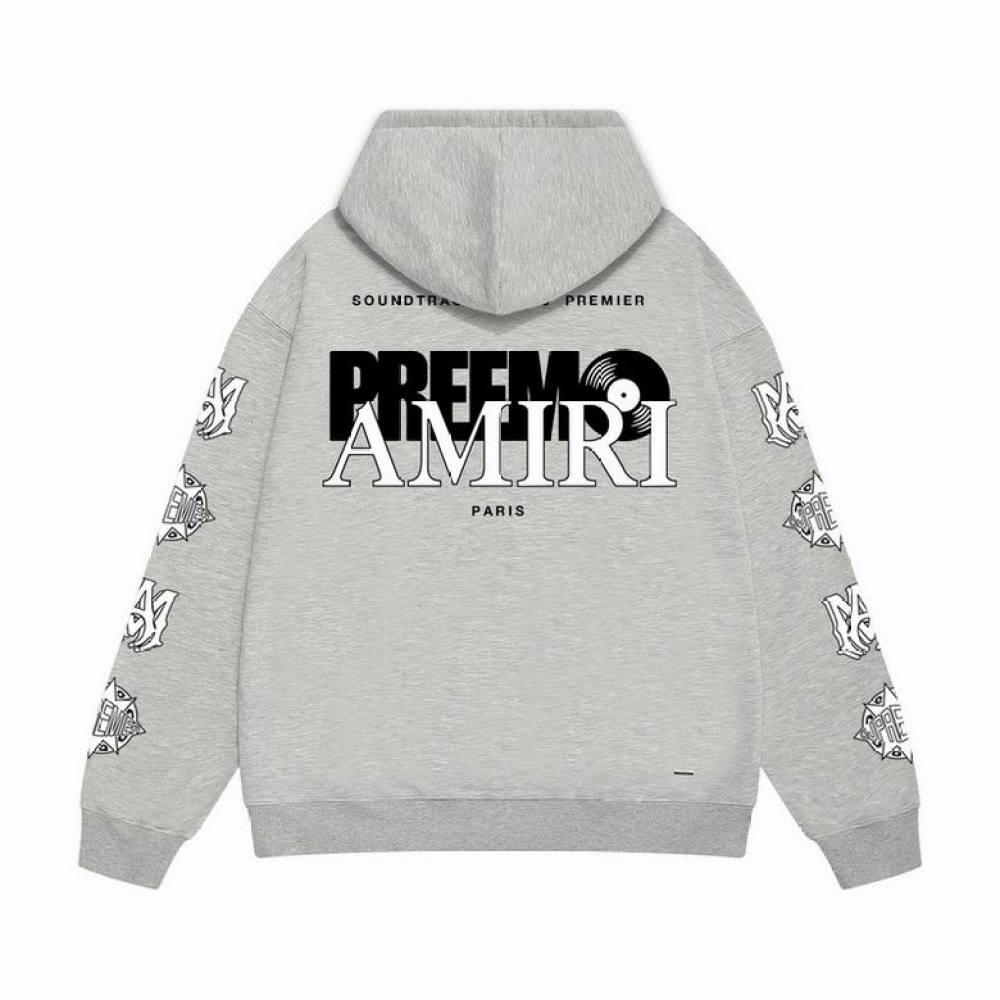  Amiri Hoodie Grey and off white, sytM123