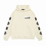  Amiri Hoodie Grey and off white, sytM123