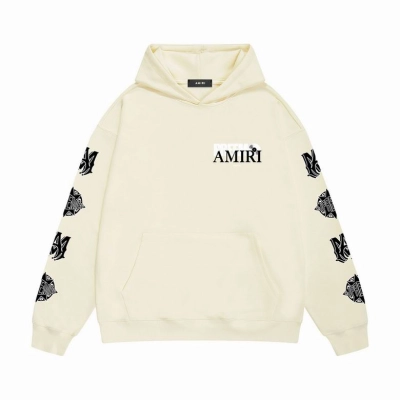 PKGoden Amiri Hoodie Grey and off white, sytM123 01