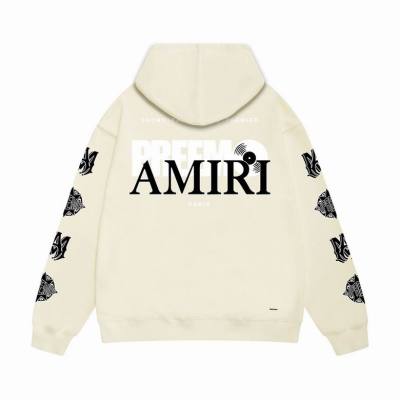 PKGoden Amiri Hoodie Grey and off white, sytM123 02