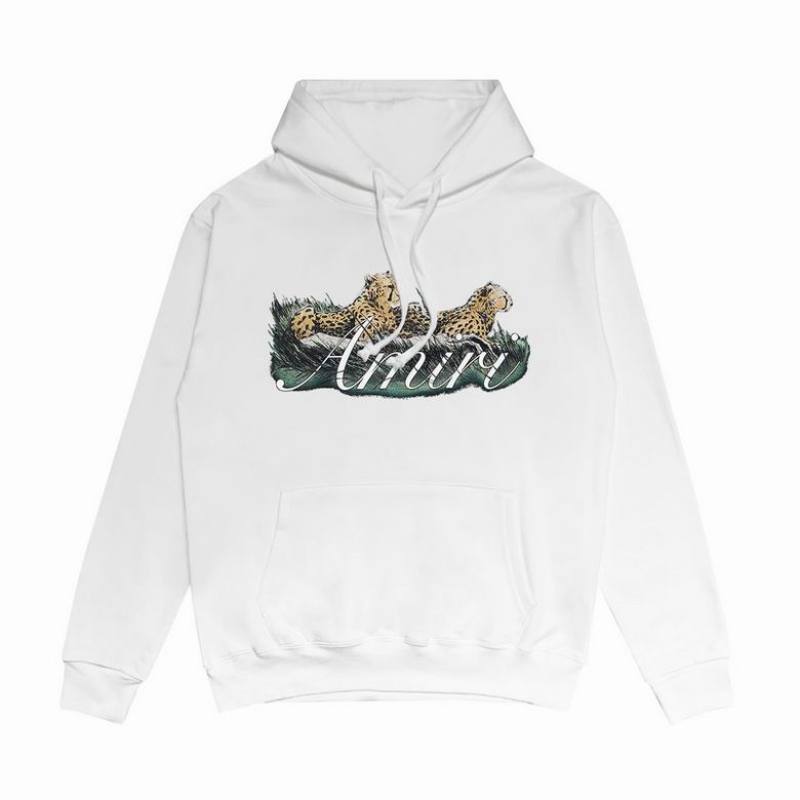  Amiri Hoodie Grey and White, sytM113