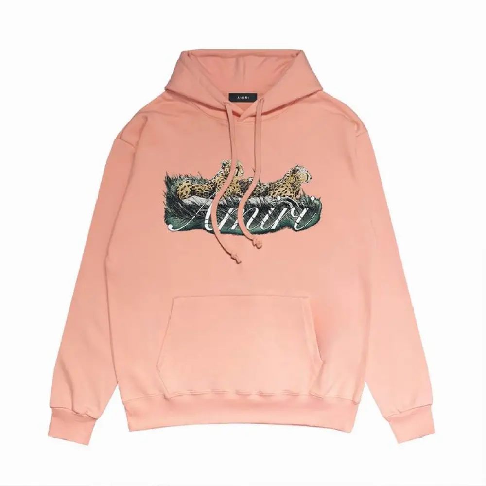 Amiri Hoodie Pink and Yellow, sytM113