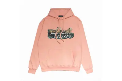  Amiri Hoodie Pink and Yellow, sytM113 01