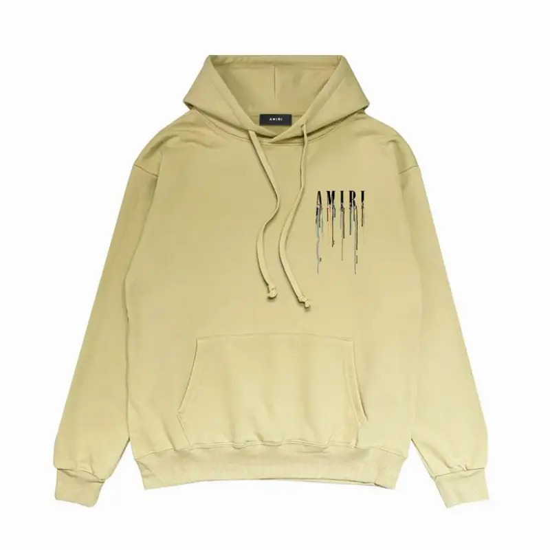 Amiri Hoodie Purple and Yellow, sytM009