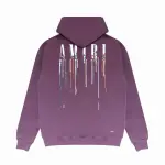 Amiri Hoodie Purple and Yellow, sytM009