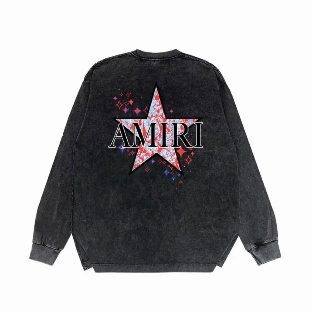 Amiri Hoodie Red Star and Blue Star, sytZJCH031