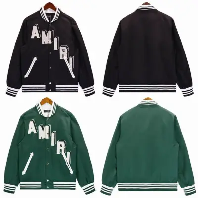 Amiri Jacket Black and Green, brt9038 01