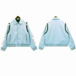 PKGoden Amiri Jacket Black and Sky Blue, brt9037