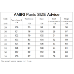  Amiri Pants Grey and Black, brt8130