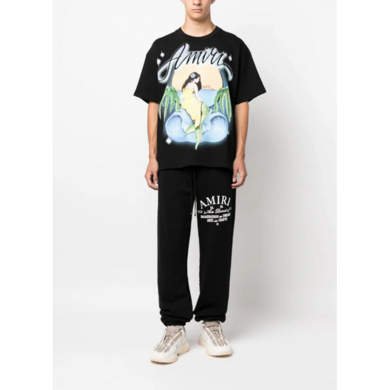  Amiri Pants Black and White, brt8131