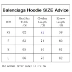 Balenciaga hoodie black,byt2333