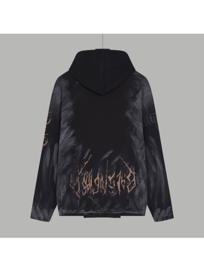 Balenciaga hoodie black,A0Tn90 02