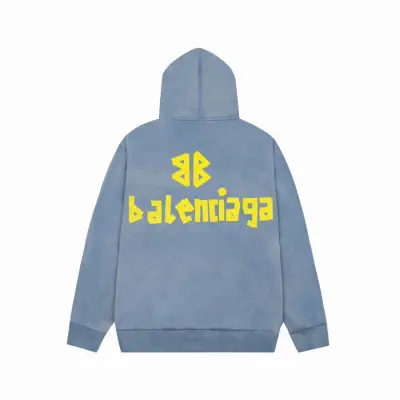 Balenciaga hoodie Blue,A0Tn84 02