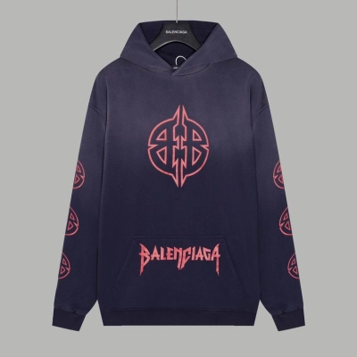 Balenciaga hoodie Blue,A0Tn91 01
