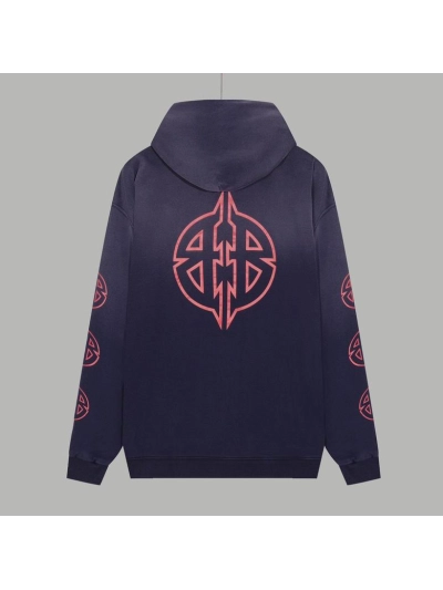 Balenciaga hoodie Blue,A0Tn91 02
