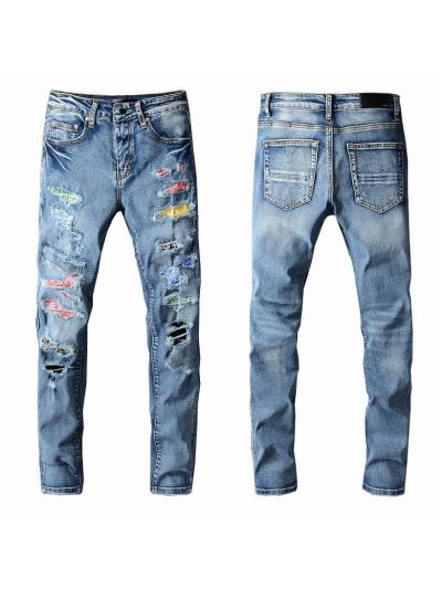  Amiri Pants Blue Jeans, 25g09 01