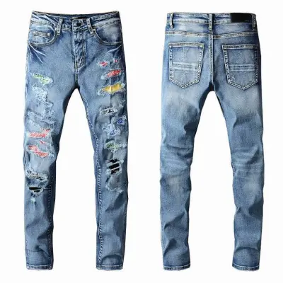 Amiri Pants Blue Jeans, 25g09 01