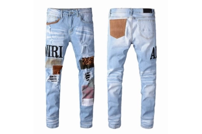  Amiri Pants Blue Jeans, 253 01