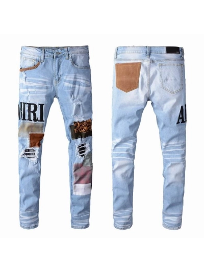  Amiri Pants Blue Jeans, 253 01