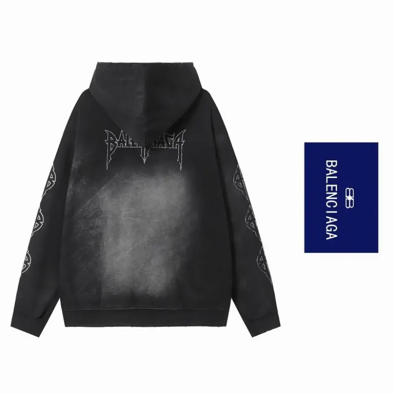 Balenciaga hoodie black,hltn43