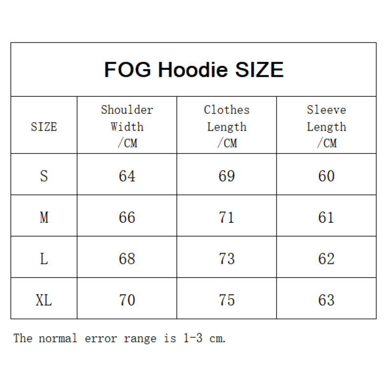  FOG hoodie ldt930