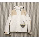 TheNorthFace Black and Milk White Color Matching Mountain Jacket