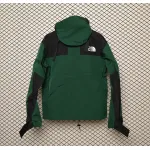 TheNorthFace Black and Blackish Green Mountain Jacket