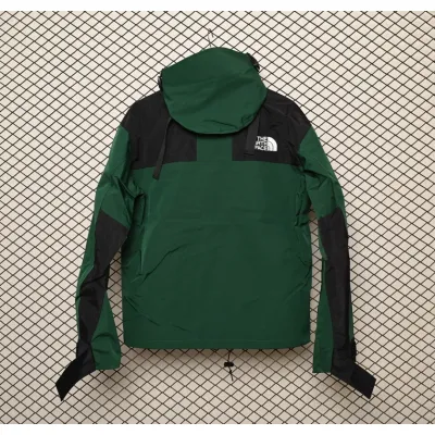 TheNorthFace Black and Blackish Green Mountain Jacket 02