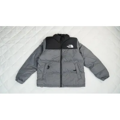 TheNorthFace Splicing White And Graphite 01