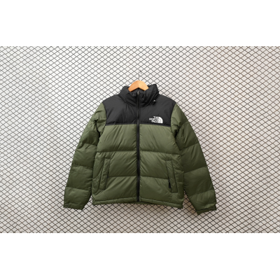 TheNorthFace Splicing White And Mugwort Green 01