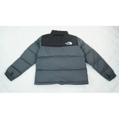TheNorthFace Splicing White And Glossy Gray 02