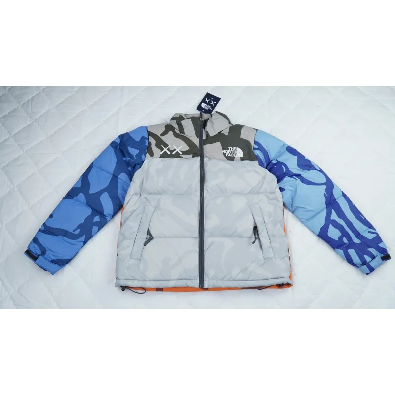 TheNorthFace Splicing White And XX gray