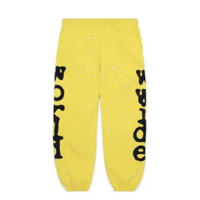 Sp5der Beluga Sweatpants Gold  01