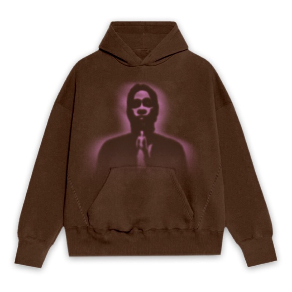 Sp5der Thug Hoodie Brown