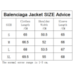  Balenciaga jacket black,A0Tn102