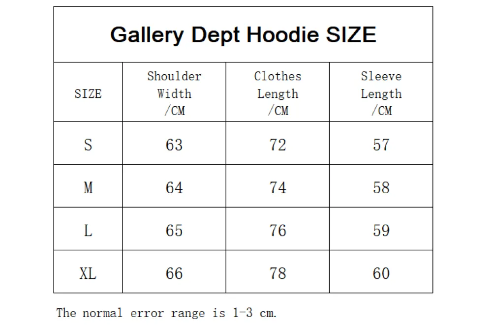  Gallery Dept Hoodie  sytCHGA022
