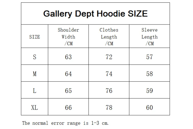  Gallery Dept Hoodie  sytCHGA022