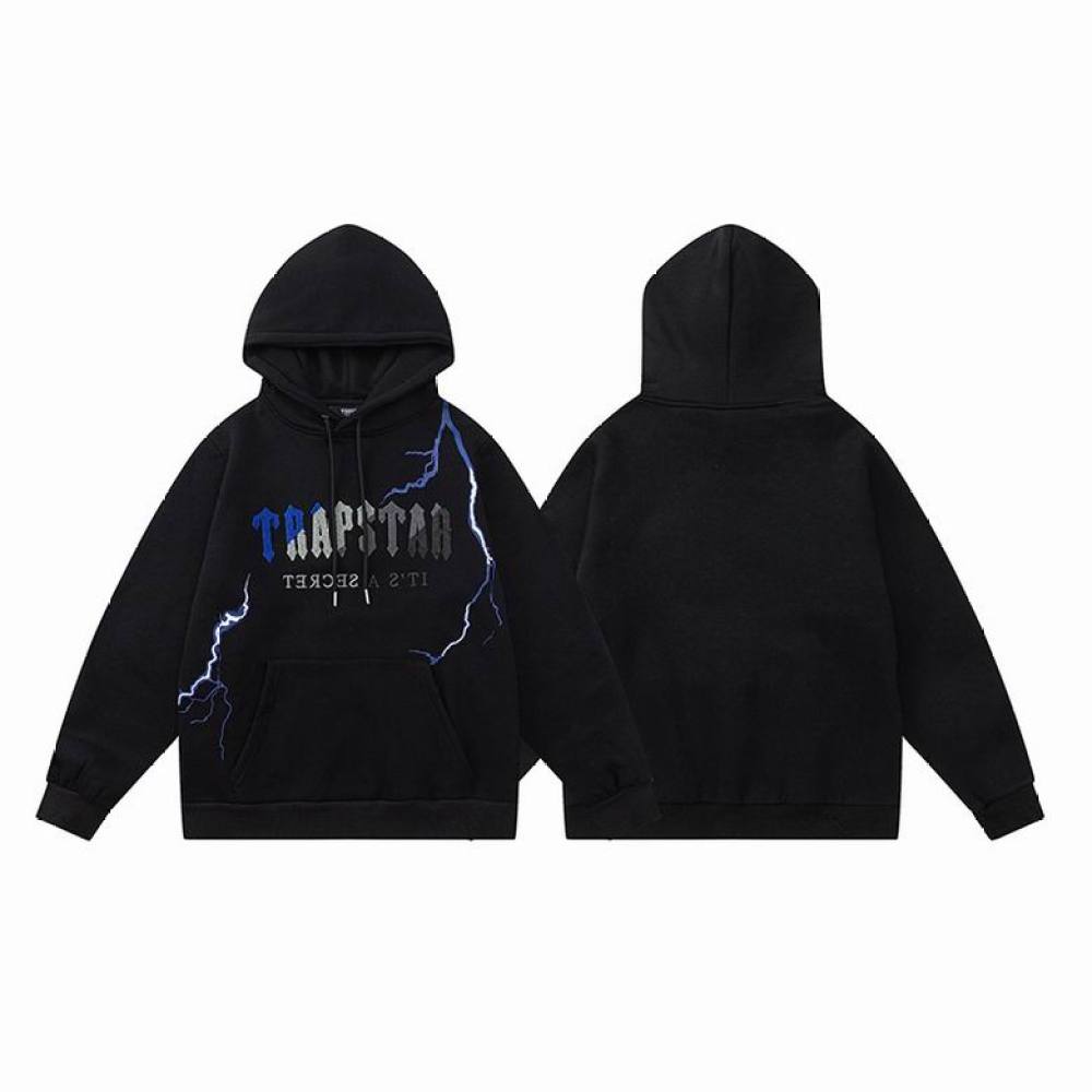  Trapstar hoodie black,t637