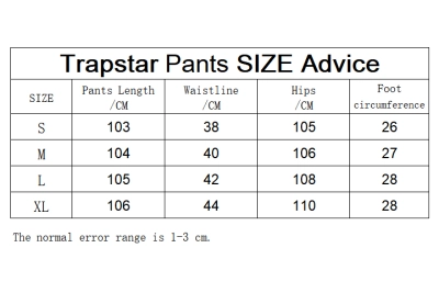  Trapstar pants black,pkt637 02