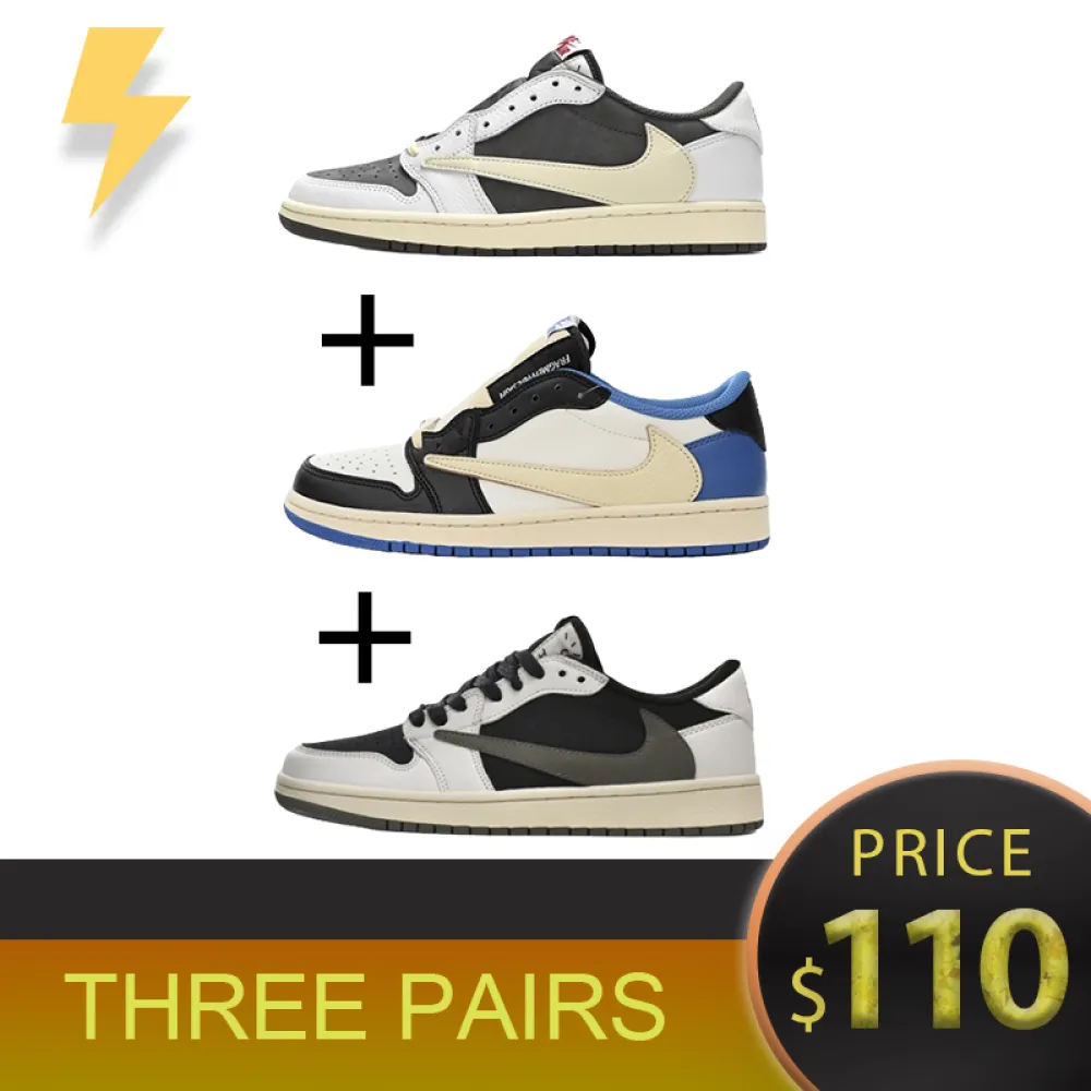 【110$ Three pairs 】 Jordan 1 Retro Low1