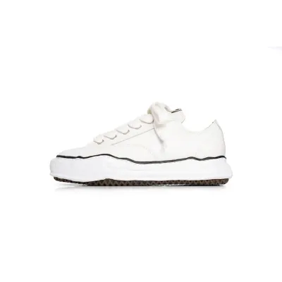 Maison Mihara Yasuhiro Peterson OG Sole Canvas Low White  A01FW702 01