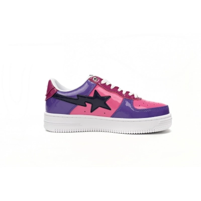Special Sale A Bathing Ape Bape Sta Low Purple Mirror Surface,1H20 191 046 01