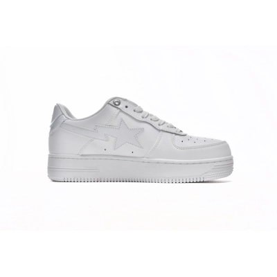 Special Sale A Bathing Ape Bape Sta Low White  1H70-191-006 01