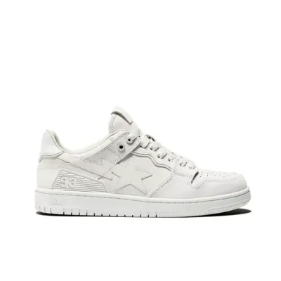 PKGoden A Bathing Ape Bape Sta Low White 01