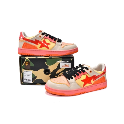 PKGoden A Bathing Ape Bape Sta Low Gradient Orange,1G70-109-0025 02